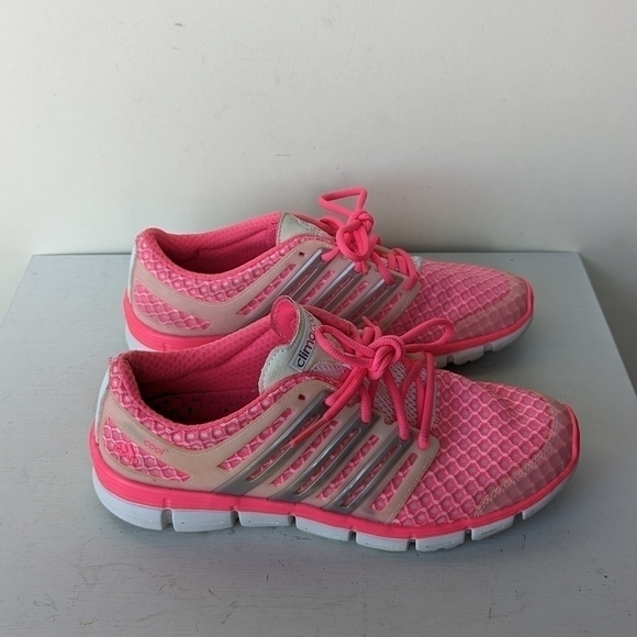 Adidas Climacool Crazy Hot Pink Neon Running Athletic Barbiecore Sneakers - Picture 2 of 8